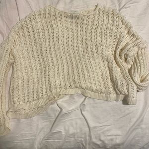 loose knit sweater
